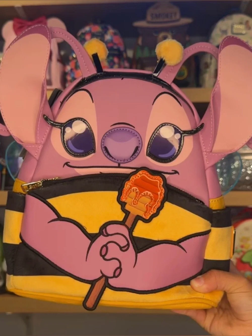 New Loungefly Lilo & Stitch Angel Bumblebee Costume Mini Backpack